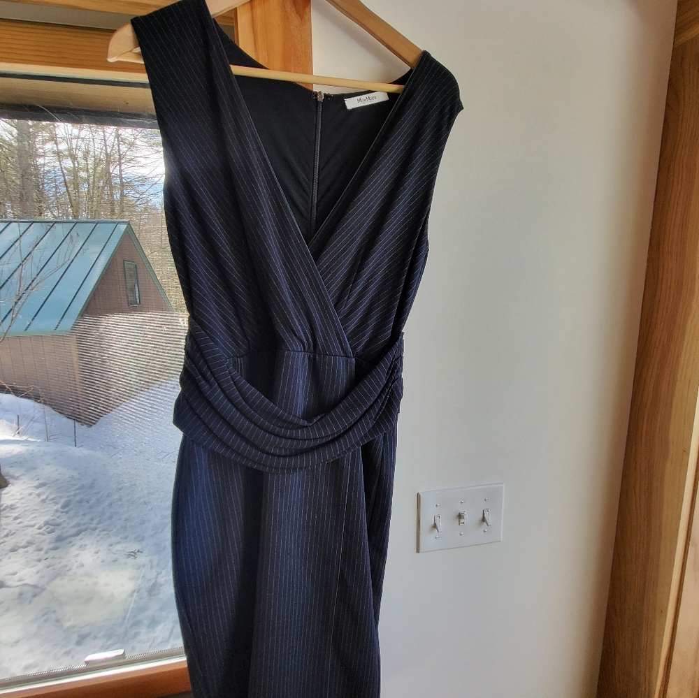 Navy blue MaxMara sheath dress
